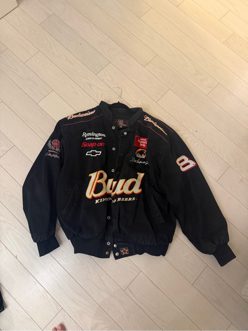 dale earnheardt budweiser racer jacket